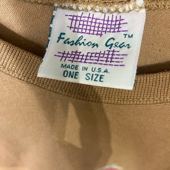 Vintage Fashion Gear Guardian Angel Tan T-Shirt - Picture 8 of 10